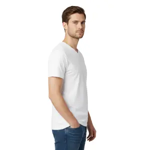 Unisex V Neck T-Shirt view 3